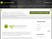 Tablet Screenshot of egomotion.net